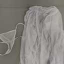 RSLOVE Women Lace Kimono Robe Babydoll Chemise Lingerie Bride Robe for Wedding Party S