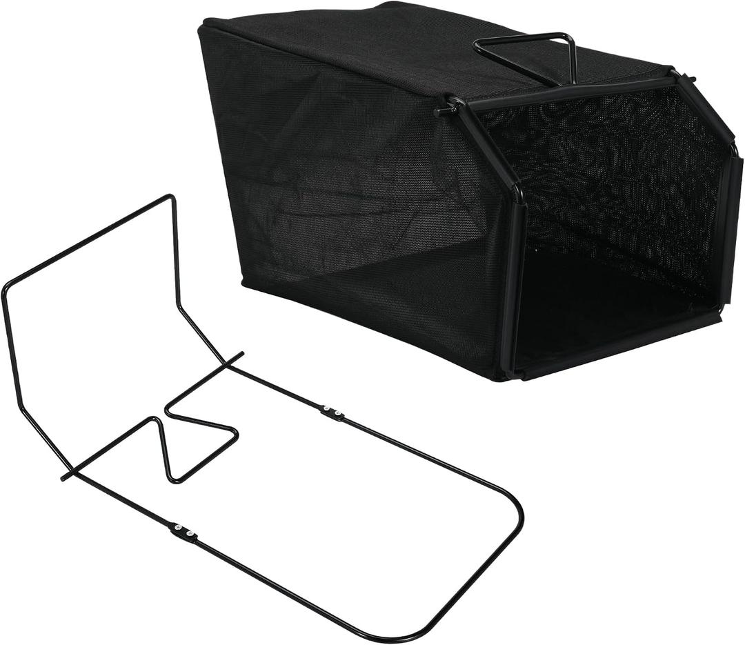 Lawn Mower Bag and Frame Set Grass Catcher Bag and Frame for Toro Rear Power inch Force Flex Bagger Replace 132-4483-03 115-4664 114-2639-03