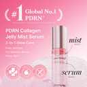 medicube Jelly Mist Serum with Pink PDRN Collagen | Dual-Texture Glow Spray with Niacinamide, Glutathione, Ceramide, Hyaluronic Acid | for Hydration, Radiance, Plump-Looking Skin | 3.38 fl.oz