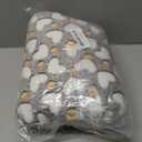 Self Heating Cat Sleeping Bag Indoor Self Warming Cat Bed Cave Heated Pad Cozy Soft Winter Washable Wrap Pet Snuggle Sack Pouch for Puppy Dog Kitten, 24 x 21 Inch(Cute,Gray)