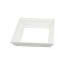 Wealrit 4 x 4 Inch White Split Style Vinyl Post Skirt Vinyl Fence Post Skirt Post Sleeve for Porch Stair Rails(4 Pack)