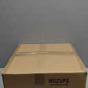 WUZUPS Chandelier Rustic Farmhouse Industrial Round Ceiling Pendant LED Light Fixture with Clear Glass Shades for Dining Room Kitchen Island Foyer Entryway, H 17" x W 13.4", E26 Base, Black