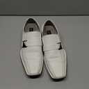 Bruno Marc Men's Giorgio Classic Slip-on Dress Loafers Shoes (10, White)