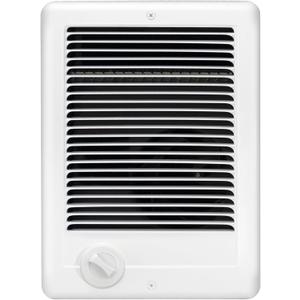 CSC152TW Electric Wall Heater Complete Unit With Thermostat, 240 Volt 1500 Watt, High Efficiency Centrifugal Fan For Fast And Quiet Heating (off-white)