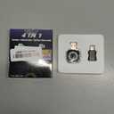 4-in-1 Wireless CarPlay Adapter for Apple CarPlay & Android Auto & AirPlay & MirrorLink, 2026 Upgraded Screen Mirroring Mini USB Adapter with Type-C Extension, Low Latency, Plug & Play (Silver)