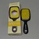 FHI Heat UNbrush Detangling Brush for Pain-Free Brushing on All Wet or Dry Hair Types  Durable DuoFlex Anti-Static Bristles, Lightweight Handle, Vented Hair Brush (Sunburst)