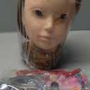 Makeup Mannequin Head with 26" Long Hair for Lashes, Hair Styling & Cutting, Cosmetology Practice Hair Training Doll Head