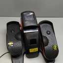 Under Desk Elliptical Machine, Electric Elliptical Leg Exerciser for Seniors with 12 Adjustable, Portable Quiet Elliptical Exercise Machine, Seated Pedal Exerciser with Remote Control (Orange)