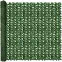 Artificial Ivy Privacy Fence Wall Screen,80X120 in UV-Anti Faux Greenery Backdrop Ivy Vine Leaf Hedges Fence Panels for Patio, Balcony, Garden, Backyard Indoor Outdoor Green Wall Decor