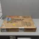 Freestanding Wooden Pet Gate for House, Foldable Indoor Dog Gate for Doorways, Stairs - 24" Height, 3 Panels, White