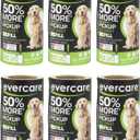 Evercare Pet Lint Roller Refill, Manual Operation, 60 Sheets per Roll, 6 Count Refill Pack for Pet Hair Removal, Green