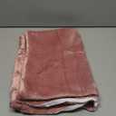 BEDELITE Body Pillow Cover with Zipper Closure, Super Soft and Cozy Fuzzy Fleece Pillowcase 20 x 54 Inches, Luxury Fluffy Plush Long Body Pillow Pillowcase for All Seasons(Dusty Pink)