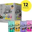 Tiki Cat Born Carnivore Broths Variety Pack, Meaty Bites, Hydration and Flavor Supplement Wet Cat Food Topper, 1.3 oz. Pouch (Pack of 12)