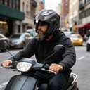 Motorcycle Scooter Helmet,Adult Open-face Motorbike Helmet Double Visor Fashion Personality for Men and Women DOT Approved (X-Large, GIAY)