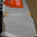 Nestl Outdoor Trash Can with Lid 30 Gallon Wicker Garbage Can for Patio, Brown