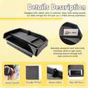 Dashboard Organizer Compatible with 2022 2023-2025 2026 Chevy Silverado/GMC Sierra 1500 & 2024 2025 2026 Silverado/Sierra 2500HD 3500HD Accessories, Dash Board Storage Tray 13.4" Screen ONLY
