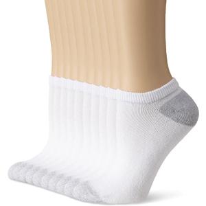 Hanes Women's Value, No Show Soft Moisture-wicking Socks, (5-9)