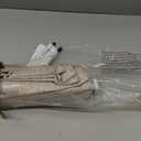 No Tools No Drill Cordless Roman Shades for Indoor Windows 100% Blackout, for Window Size 23" W  64" H Beige