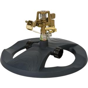 Melnor 9538 Deluxe Pulsating Sprinkler with Weighted Base, Basic, Black