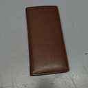 Alldaily Ultra Slim Thin Women Wallet RFID Blocking Credit Card Holder Bifold Long Ladies Billfold (Coffee)