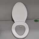 KOHLER 4636-RL-0 Cachet ReadyLatch Elongated Toilet Seat Slow Close, Soft Close Toilet Seat Quiet Lid, Contoured Grip-Tight Bumpers Installation Hardware, Apartment Essentials, White