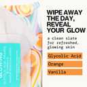 Pacifica Vegan Face Cleansing Wipes, Makeup Remover Wipes w/Glycolic Acid, Aloe Vera & Coconut Water Exfoliating & Hydrating Facial Towelettes for All Skin Types (120 Count) Clean Beauty Cruelty-Free