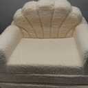 Blissful Diary Kids Couch, 2-in-1 Soft Toddler Couch Fold Out, Toddler Chair Comfy, Convertible Sofa to Lounger, Kids Furniture for Playroom, Gift for Birthday, Children's Day, Beige Shell