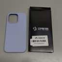 Cordking Designed for iPhone 15 Pro Max Case, Silicone Ultra Slim Shockproof Phone Case with [Soft Anti-Scratch Microfiber Lining], 6.7 inch, Light Blue