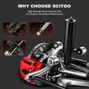 SCITOO 2pcs Front Shock Absorbers Replace for Toyota for Yaris FWD