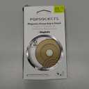 PopSockets Phone Grip for MagSafe with Kickstand, Magnetic Stand, Swappable Top, Secure Hold for iPhone MagSafe Cases, Phone & Tablet Grip, Cute PopSockets - Curves Latte