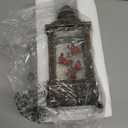 Christmas Snow Globe Water Glittering Cardinal Lantern with Music & Timer, USB Lined/ Battery Operated Lighted Lantern for Christmas Festival Decoration Gifts