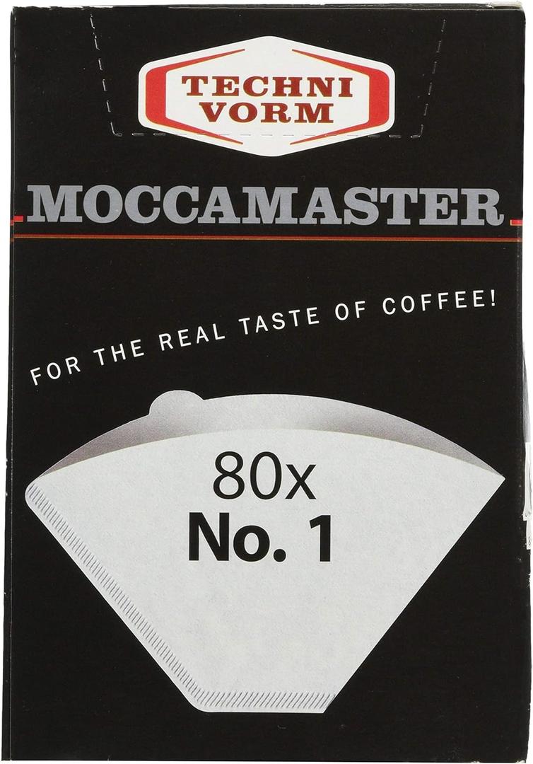 Technivorm Moccamaster 85090 Cup-One Paper Filters, 80 count, White