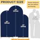 Set of 3 Wedding Arch Covers Navy Blue Arch Backdrop Cover 4ft 5ft 6ft Arch Covers Stretchy Backdrop for Wedding Party Ceremony Baby Shower Decoration Spandex Fitted Arch Cover