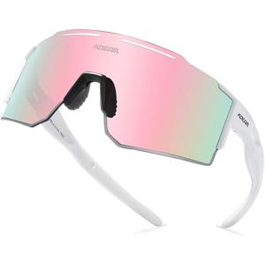 Sports Polarized Sunglasses for Men and Women, Youth Kids Baseball Softball Sunglasses for Cycling, Running (C43)