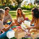 WholeMy 30 Pack 9x6x6 Large Gable Gift Boxes White Party Treat Boxes with Window Disposable Lunch Box Togo for Treats Meals Cookies Favors Goodies Gifting Baked foods