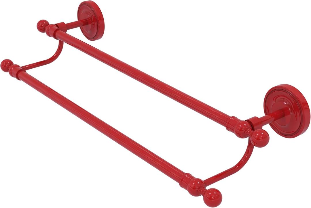 Allied Brass R-72/18-FER Regal Collection 18 Inch Double Towel Bar, Fire Engine Red