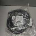 5 x Door Rubber Strip Small Bulb 9/16" Bulb Diameter x 0.039"-9/64" Grip Range x 35/64" U Height (10 Feet)