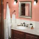 Moen Eva Brushed Nickel Transitional Single Robe Hook, Wall Mounted Hanger for Bath Robe or Towel, YB2803BN
