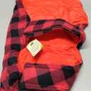 ASENKU Dog Winter Coat, Fleece Doggie Jacket Plaid Reversible Vest Waterproof Windproof Cold Weather Clothes for Small Medium Large Dogs(Red 2XL) Red