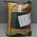 BULBUL Color Block Window Curtains Panels 108 inches Long Gold Ivory Velvet Farmhouse Drapes for Bedroom Living Room Darkening Treatment with Grommet Set of 2