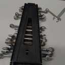 15-Piece Metric Combination Wrench Set, 822mm 12-Point Open End and Box End Wrench Kit with Organizer, Chrome Vanadium Steel Tools for Mechanics, Garages and Workshops