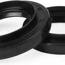 2pcs 90311-47027 90311-47013 Differential Carrier Front Seal & Front Drive Axle Shaft Oil Seal Set Drive Axle Shaft Seal for Toyota 4Runner Sequoia Tundra Tacoma, for Lexus GX460 LX570 GX460