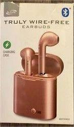 iLive IAEBT209 Truly Wireless Earbuds Bluetooth 5 With Charging Case Rose Gold