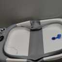 Baby Bathtub,Collapsible Baby Bath Tub with Soft Cushion & Thermometer, Space Saving Foldable & Travel Newborn Bathtub for Infant to Toddler 036 Months, Frog Gray