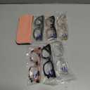 CCVOO 1.0 Oprah Style Reading Glasses for Women, Stylish Eyeglasses, Blue Light Readers for Women, Cheaters, (A1 Mix)