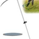 27" Scythe for Grass Cutting with 27" Steel Blade & 62" Handle