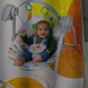 Bright Starts Playful Paradise Portable Compact Automatic Baby Swing with Music, Unisex, Newborn +