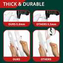 Extra Height 16 Christmas Tree Fence, 24pcs Christmas Tree Gate, White Christmas Fence Decorations for Cat, Small Dog, Suit for Christmas, Birthday, Wedding Decoration