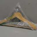 TOPIA HANGER Wooden Hangers 5 Pack, Space Saving Coat Hanger with 360° Swivel Cascading Ring Hook, Non Slip Pants Bar and Shoulder Notches for Camisole, Jacket, Suit, Clothes Hangers -CT62N30