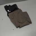 CHICME Womens High Waist Butt Lifting Tights Transparent Thermal Pantyhose Leggings Fleece Lined Pants (One Size, Black)